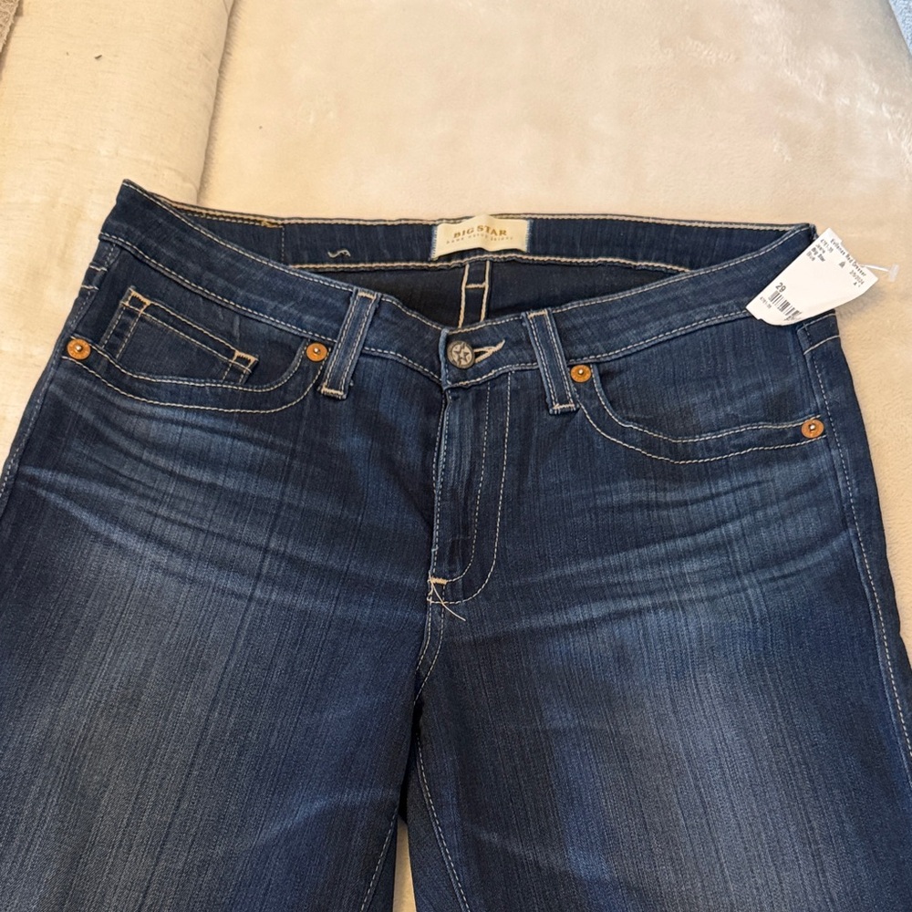 Big Star Straight Leg Jeans - Dark Blue